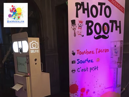 L'art est un jeu d'enfant Octobre 2024 - Photo Booth avec Damaxx Event